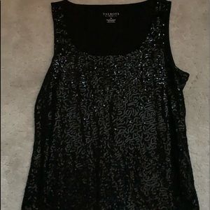 Reduced! Perfect for Holidays! New Price! Black Sequin Tank